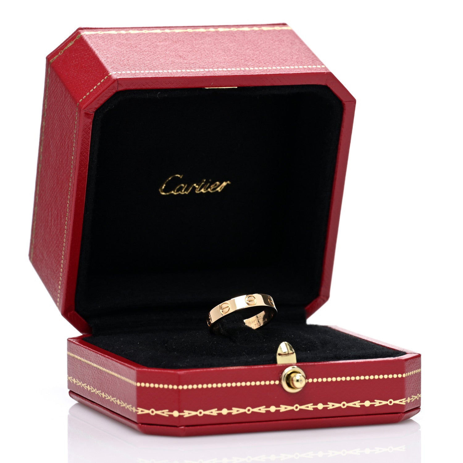 Cartier 18K Yellow Gold 3.5mm LOVE Wedding Band Ring 50 5.25 5 of 5