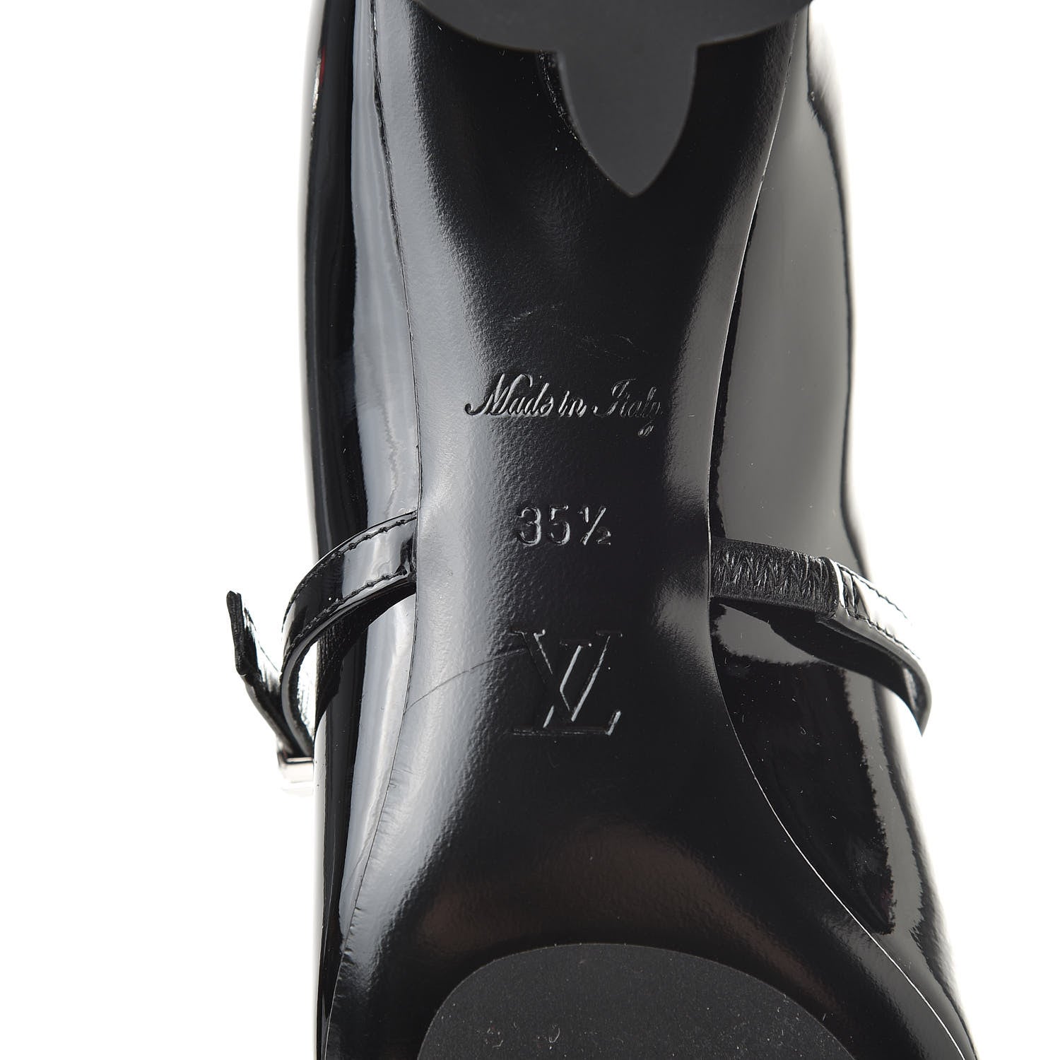 Louis Vuitton Patent Uniformes Silhouette 40mm Pumps 36.5 Black 7 of 8