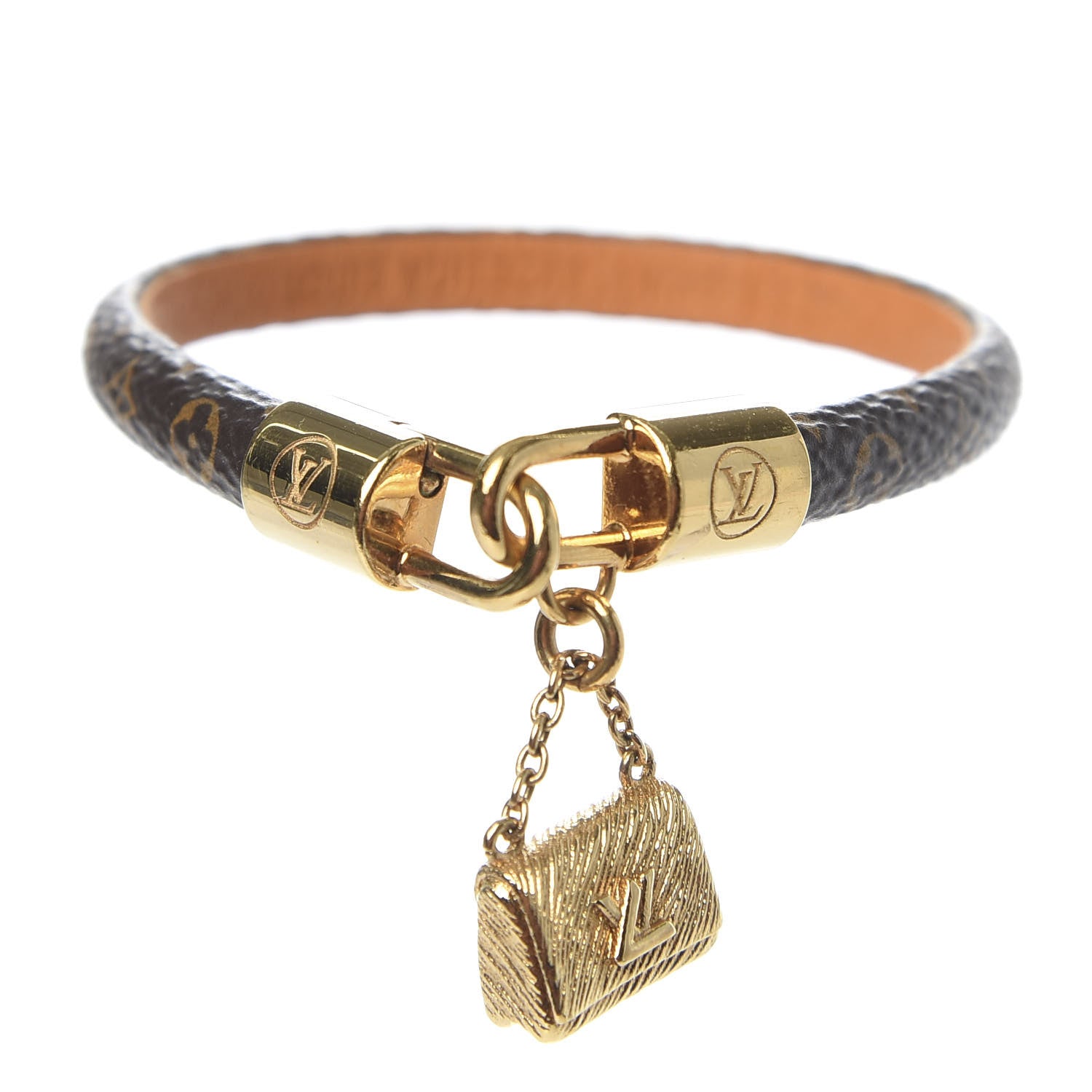 Louis Vuitton Monogram Twist Lock Bracelet 19 1 of 6