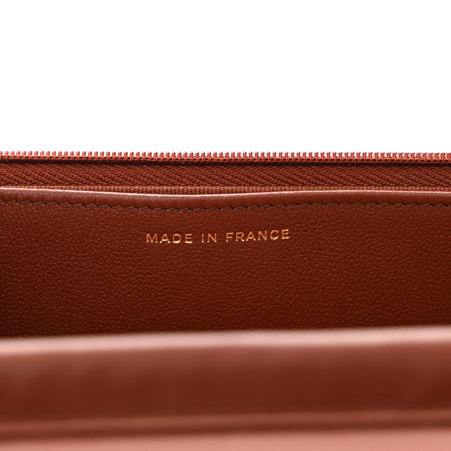 Chanel Gradient Lambskin Quilted Wallet On Chain WOC Brown 7 of 12