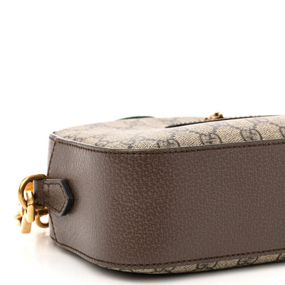 Gucci GG Supreme Monogram Web Neo Vintage Shoulder Bag Beige New Acero Crop 9 of 12