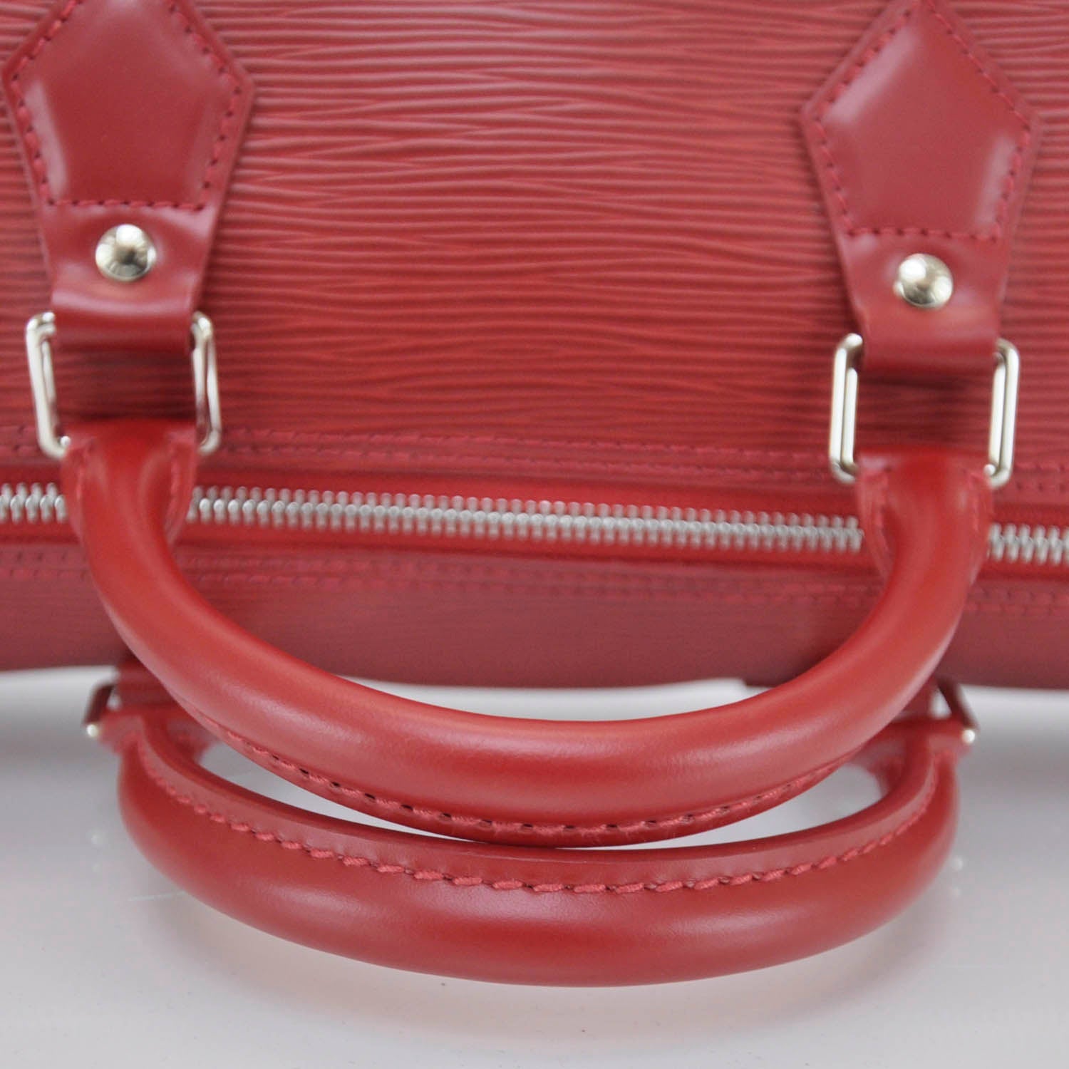 Louis Vuitton Epi Speedy 30 Rouge 6 of 10