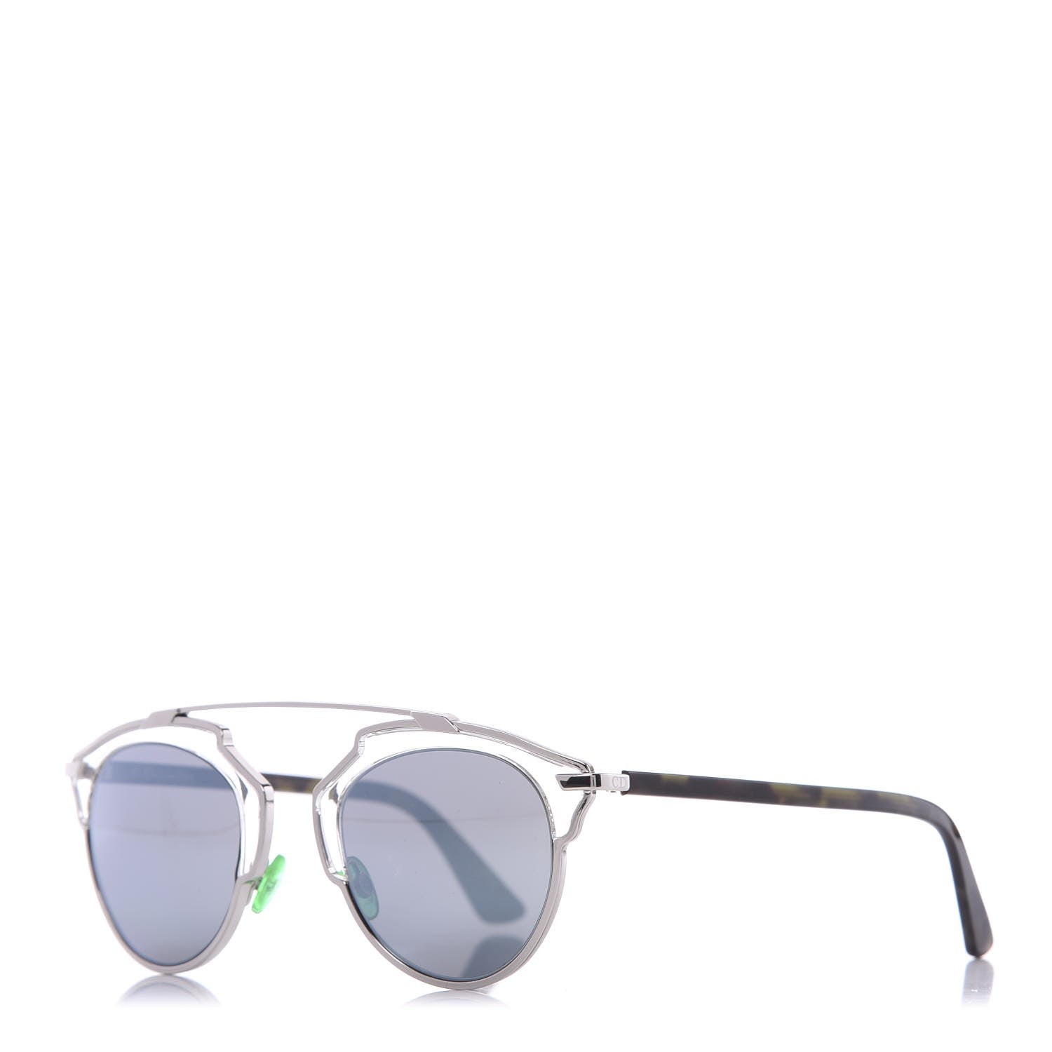 Christian Dior So Real Sunglasses Silver Tortoise 1 of 10