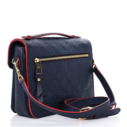 Louis Vuitton Empreinte Pochette Metis Marine Rouge 3 of 6