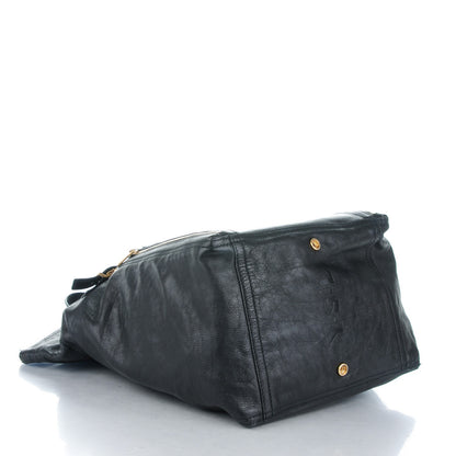 Saint Laurent Calfskin XL Downtown Tote Black 4 of 8