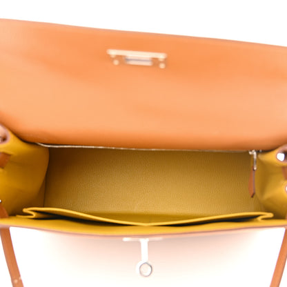 Hermes Epsom Verso Kelly Sellier 28 Gold Ambre 5 of 12