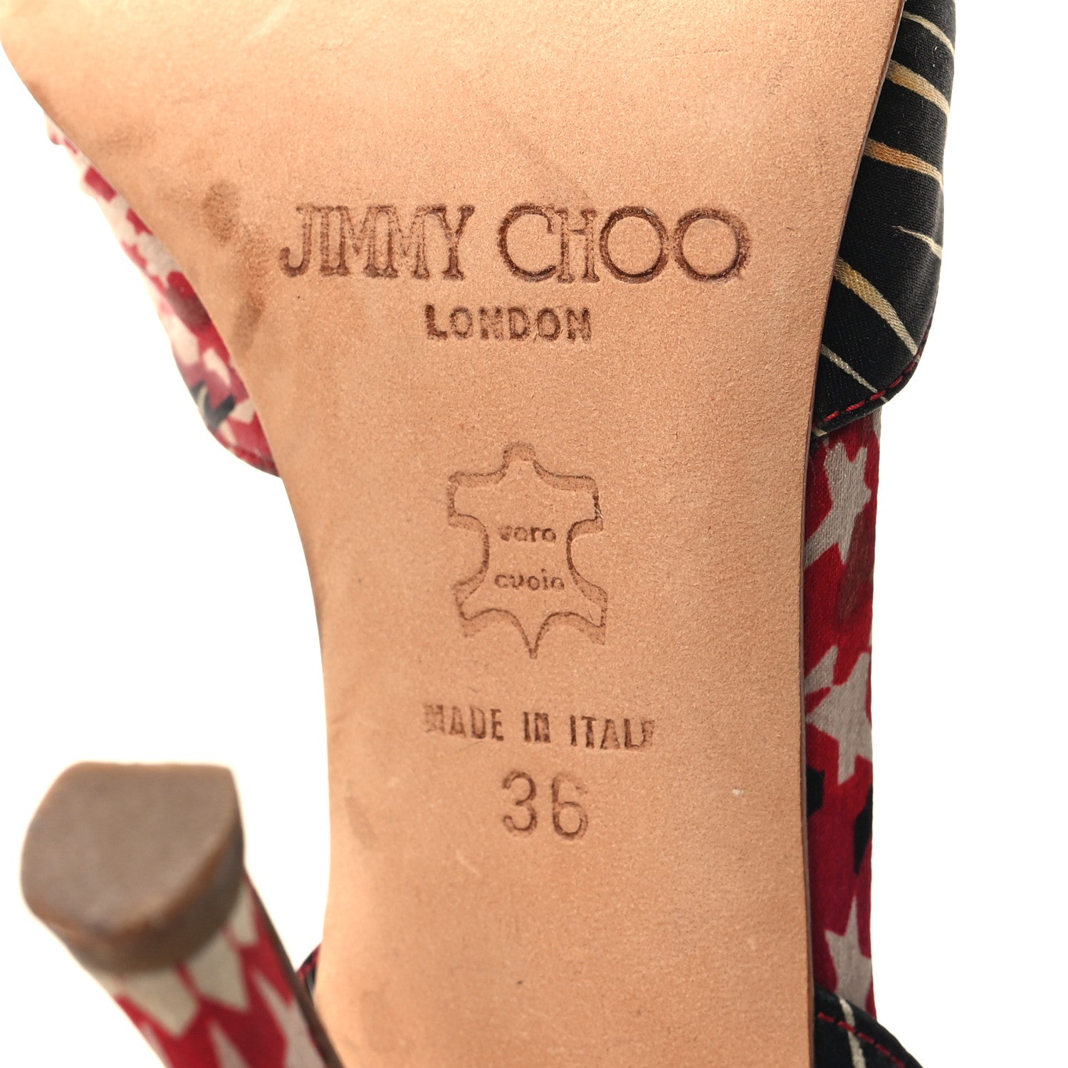 Jimmy Choo Satin Ruby Cutout d'Orsay Pump 36 Mulitcolor 36 Red 6 of 7