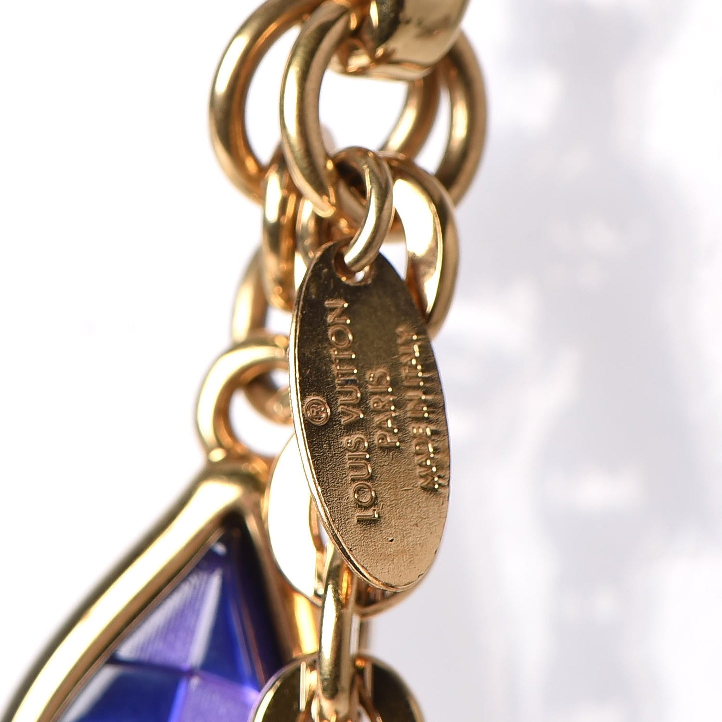 Mosaique Bag Charm Blue