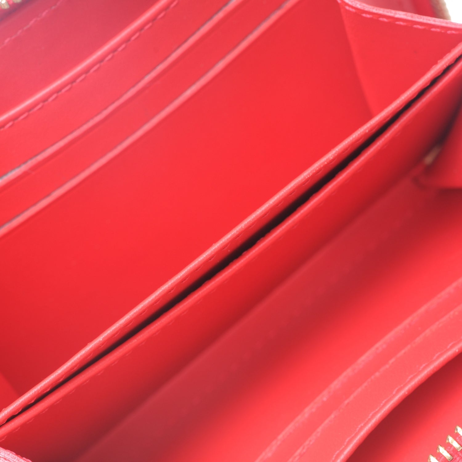 Louis Vuitton Vernis Zippy Coin Purse Rouge Grenadine 5 of 7