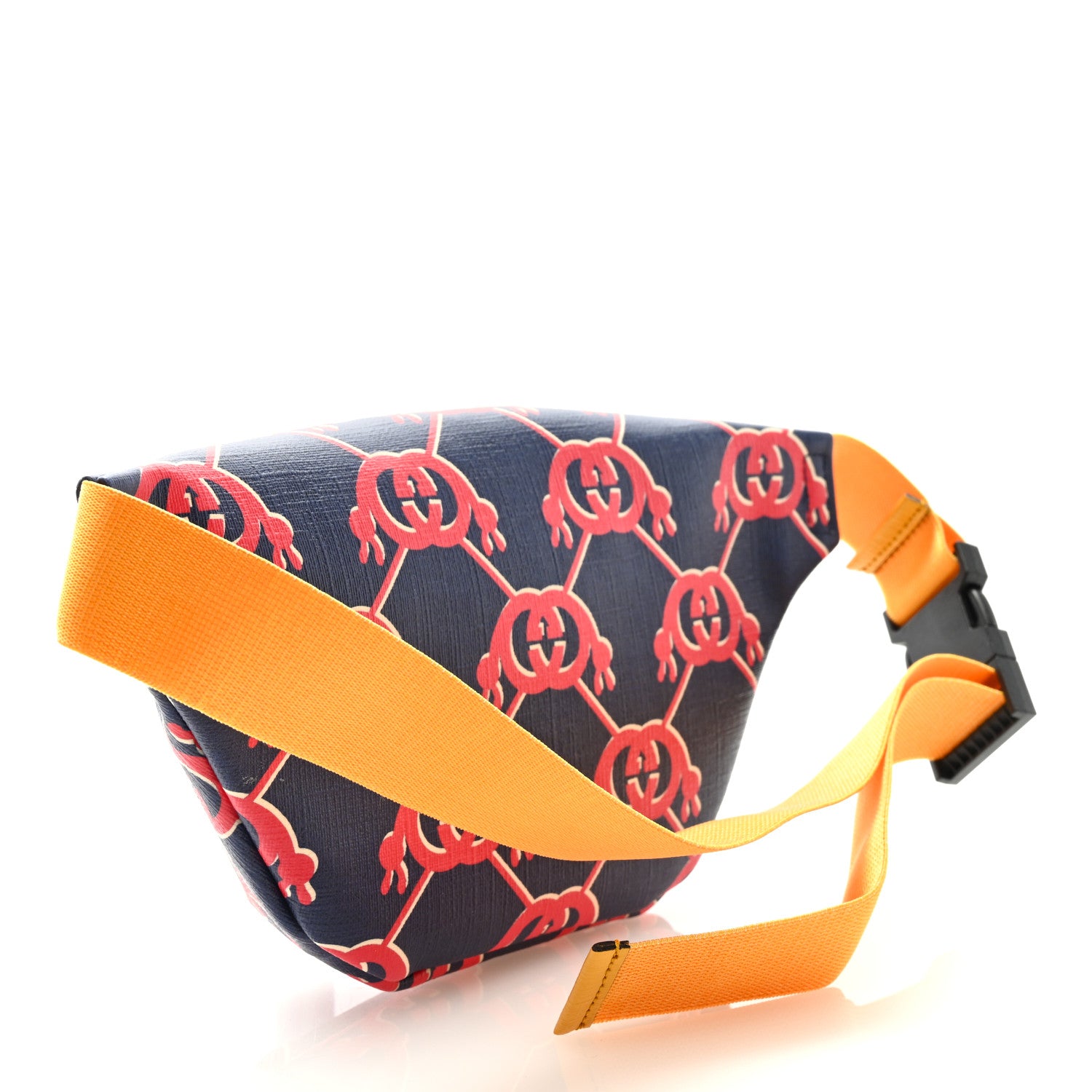 Gucci Coated Canvas Interlocking G Snail Childrens Belt Bag Blue 2 of 9