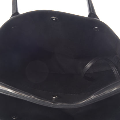 Chanel Grained Vegetal Calfskin Urban Shopping Tote Black 6 of 12
