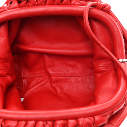 Bottega Veneta Nappa Intrecciato The Mini Pouch Bright Red 5 of 9