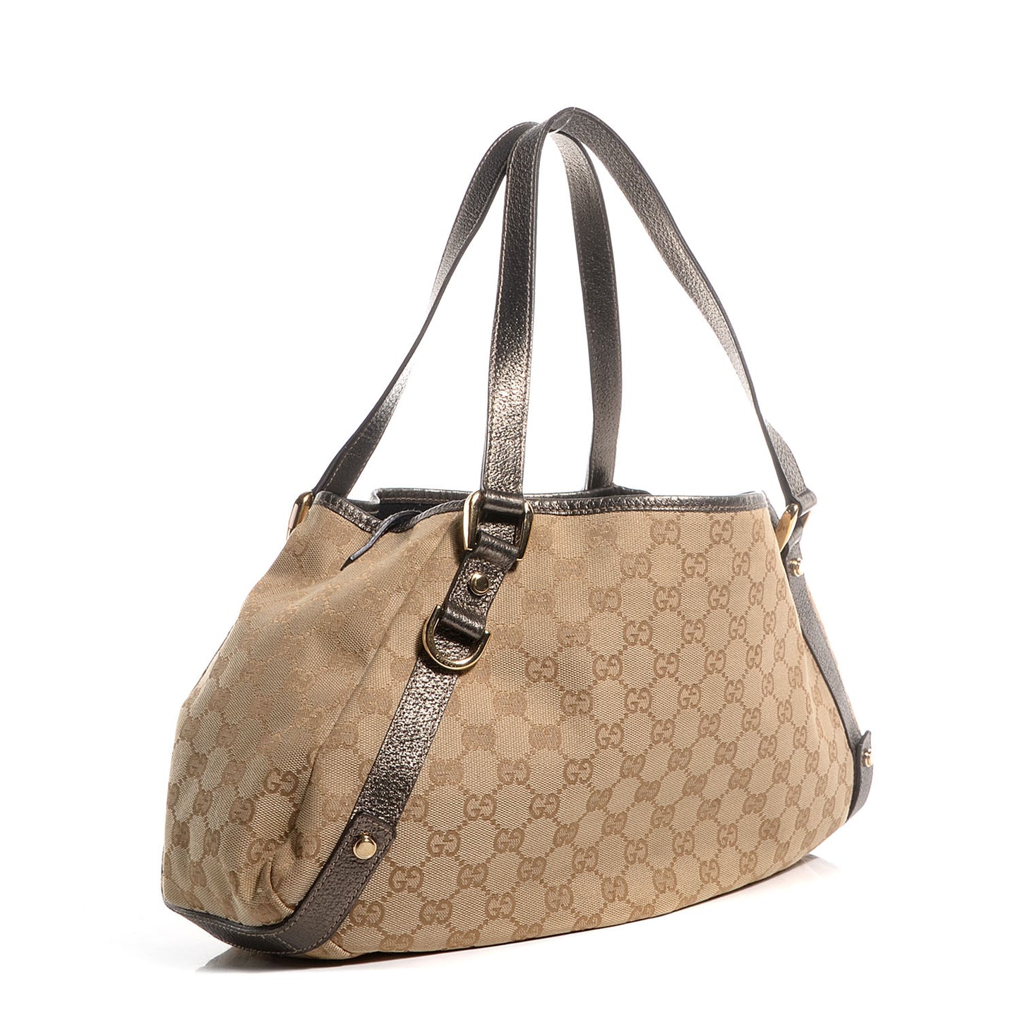 Monogram Medium Abbey Shoulder Bag Metallic