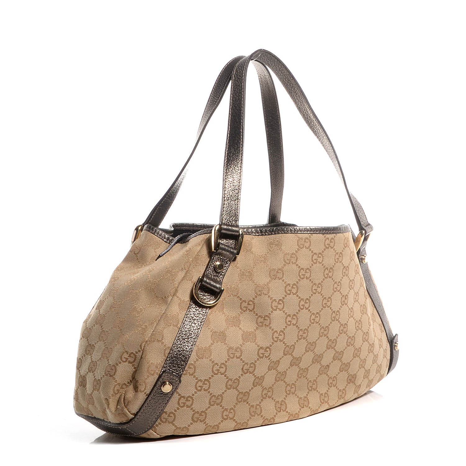 Gucci Monogram Medium Abbey Shoulder Bag Metallic 3 of 7