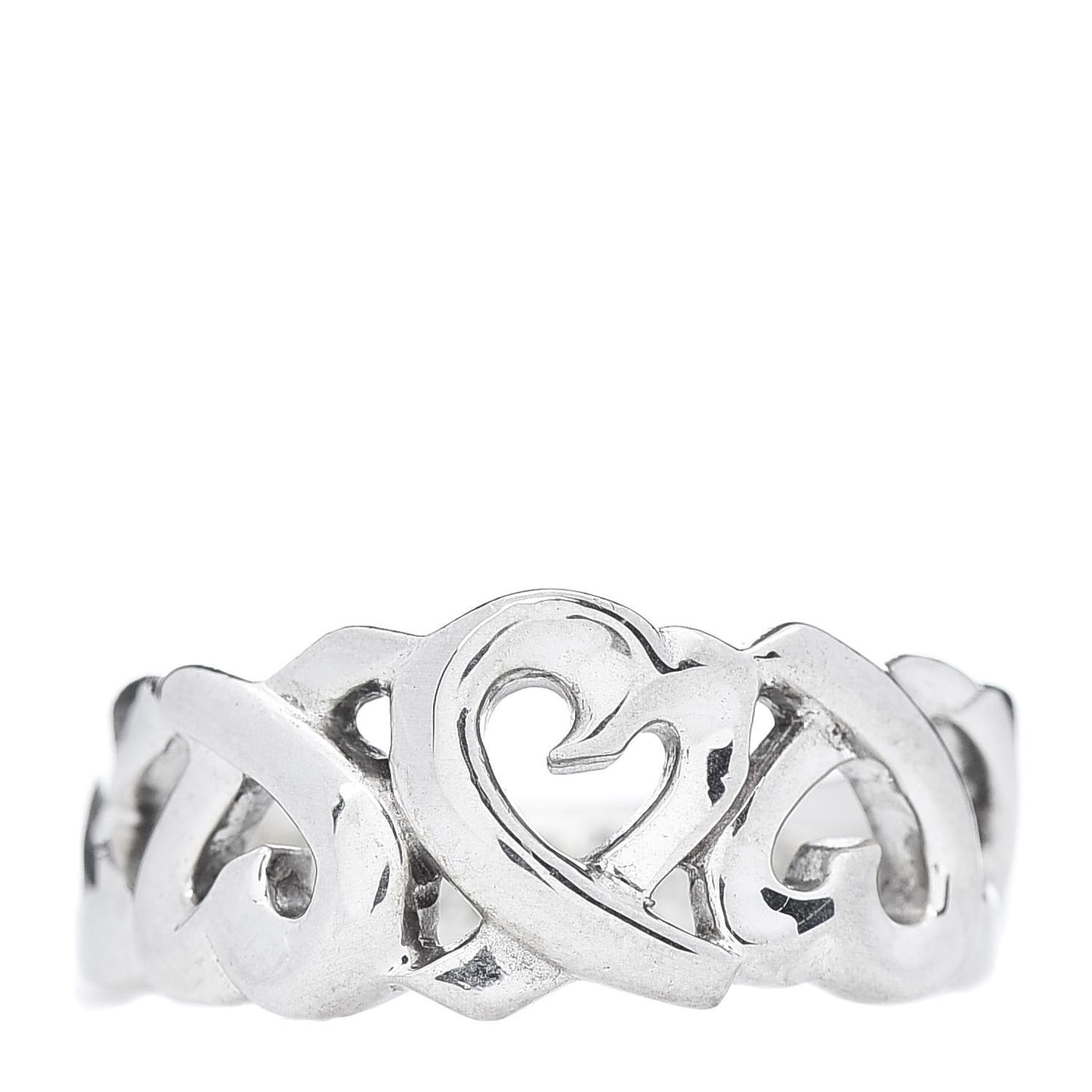 Sterling Silver Paloma Picasso Loving Hearts Ring 53 6.25
