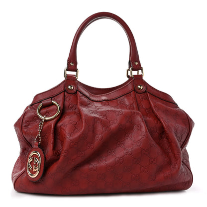 Gucci Guccissima Medium Sukey Tote Raspberry Candy 1 of 12