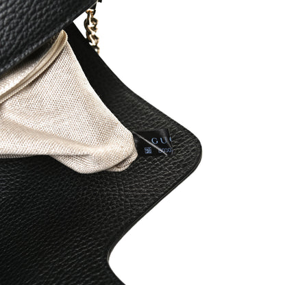 Gucci Dollar Calfskin Interlocking G Top Handle Shoulder Bag Black 8 of 11