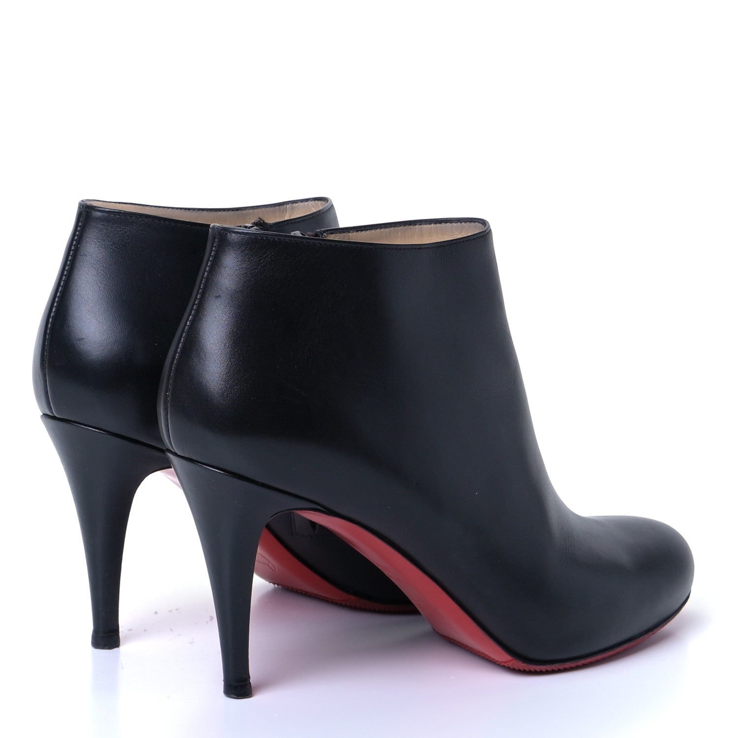 Christian Louboutin Calfskin Belle 85 Ankle Boots 40.5 Black 3 of 7