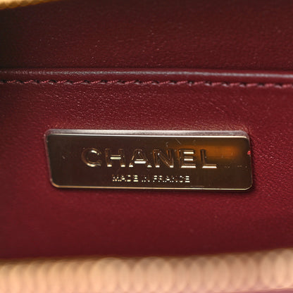 Chanel Calfskin Quilted Studded Square Vanity Case Burgundy 6 of 11