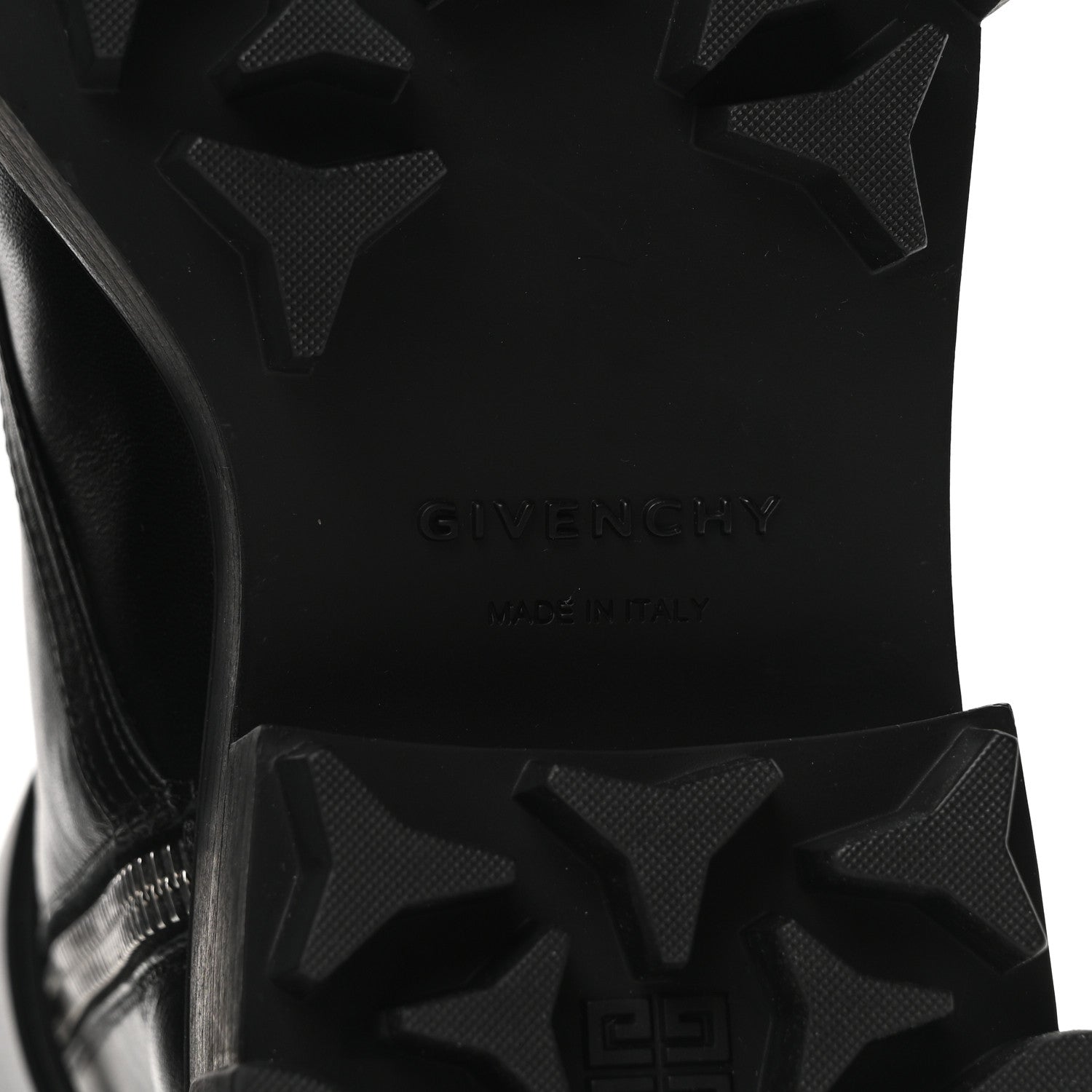 Givenchy Calfskin Combat Boots 35 Black 7 of 9