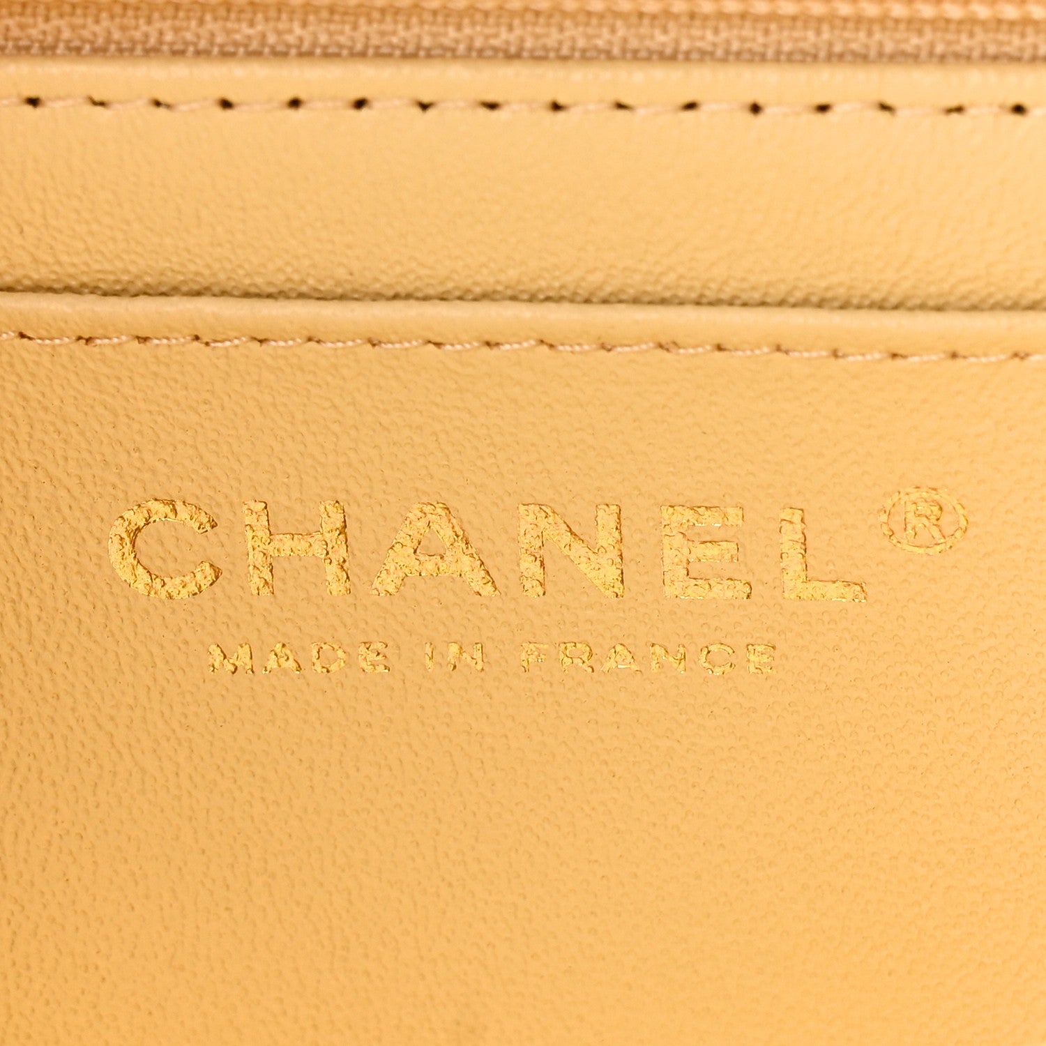 Chanel Lambskin Quilted Mini Top Handle Rectangular Flap Yellow 6 of 10