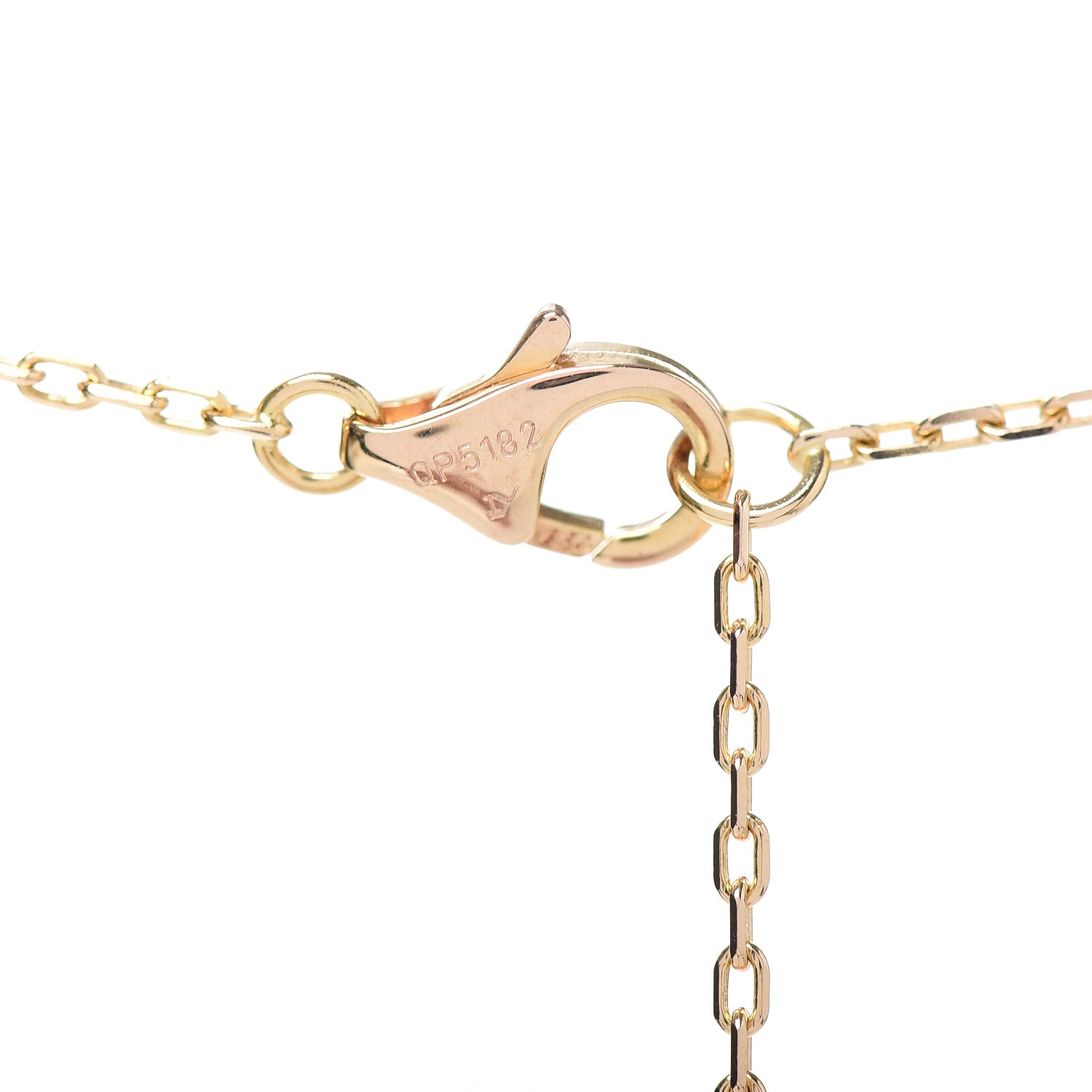Cartier 18K Pink Yellow White Gold Diamond Trinity Heart Pendant Necklace 5 of 5