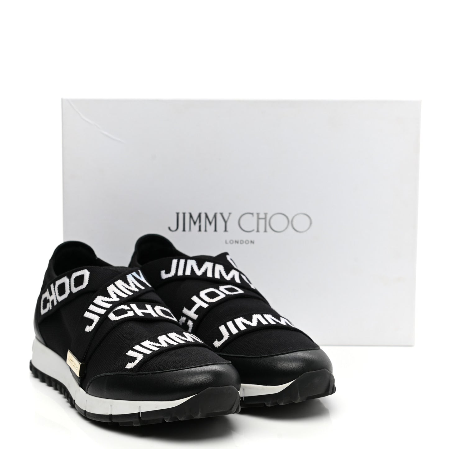 Nappa Knit Toronto Slip-On Sneakers 37 Black