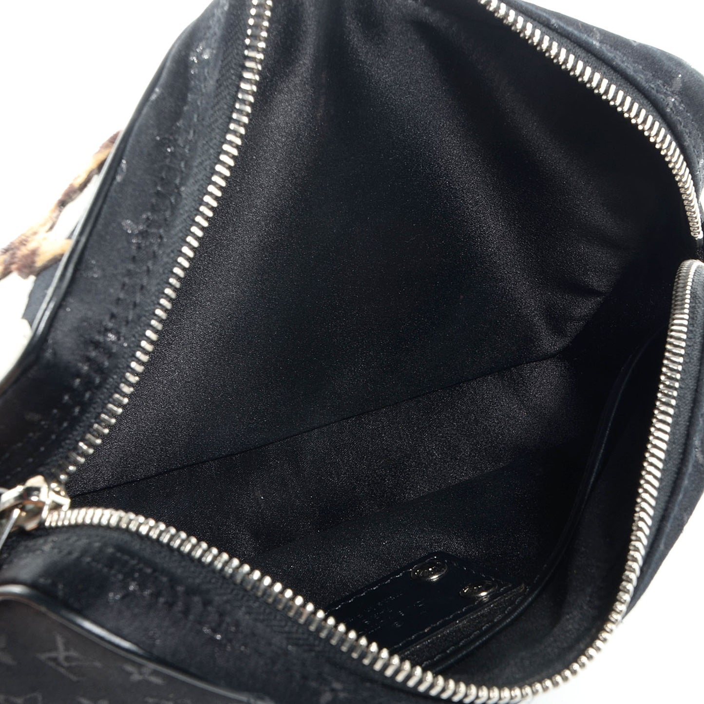 Satin Mini Monogram Conte De Fees Pochette Black