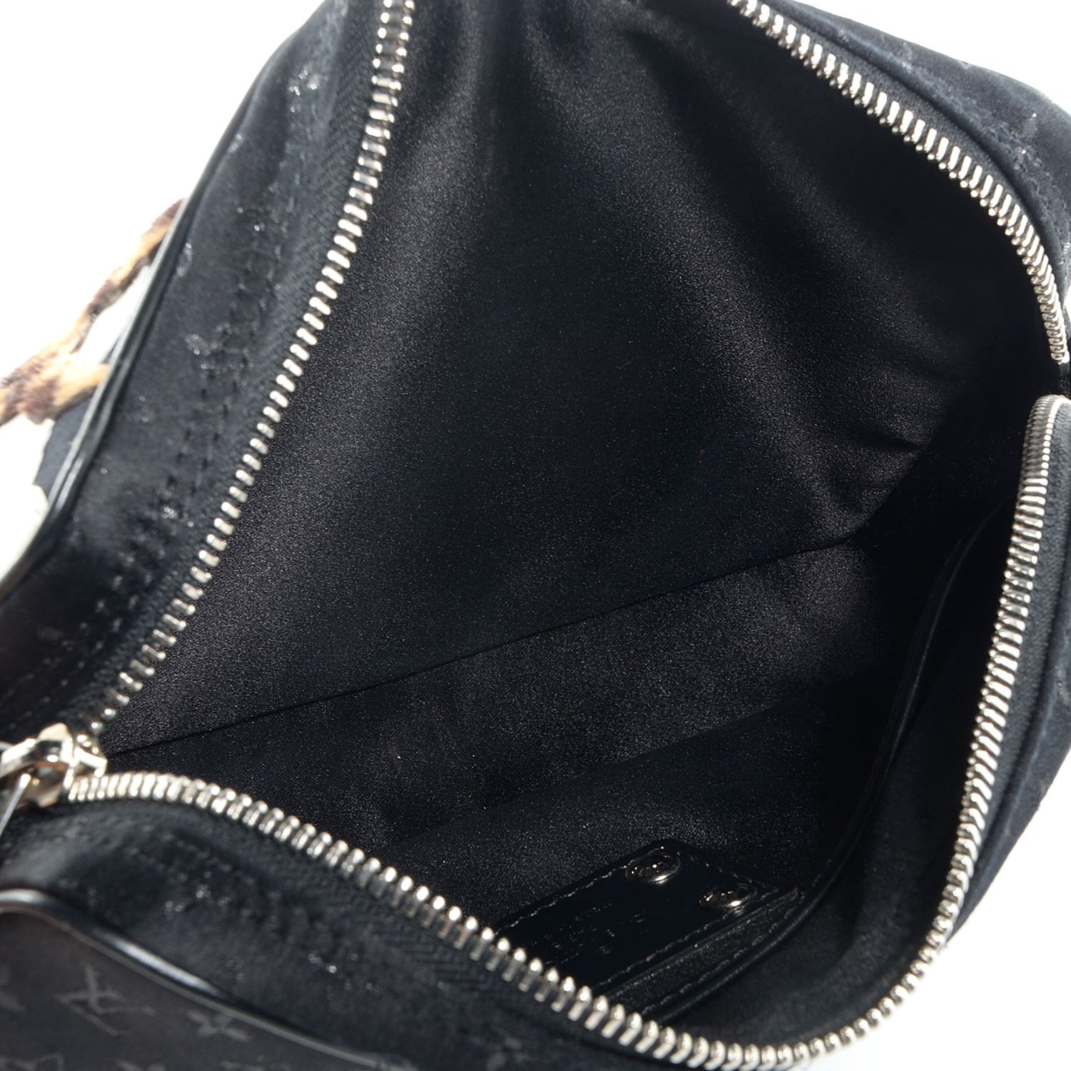 Louis Vuitton Satin Mini Monogram Conte De Fees Pochette Black 6 of 8