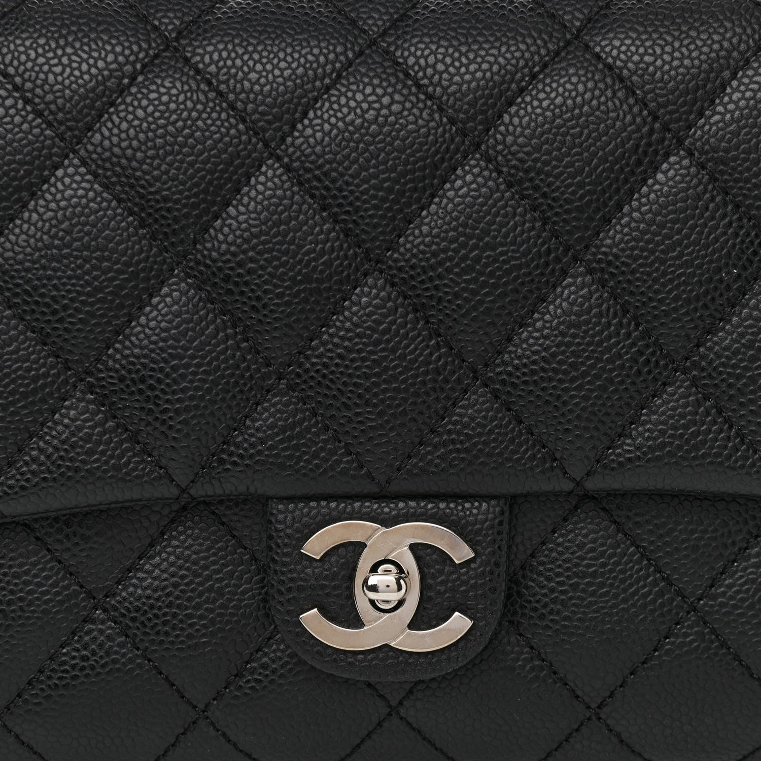 Chanel Caviar Quilted Medium Kelly Flap Bag Black 8 of 11