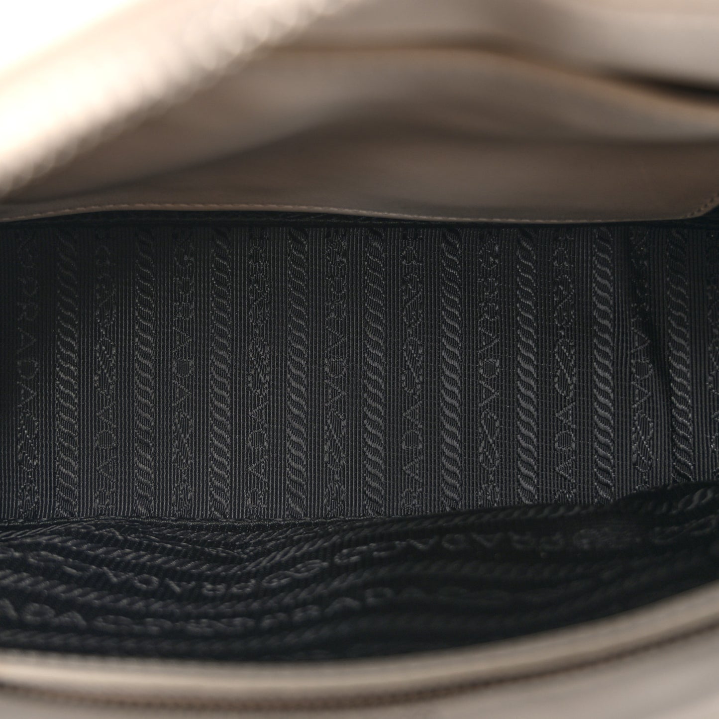 Soft Calfskin Diagramme Camera Bag White