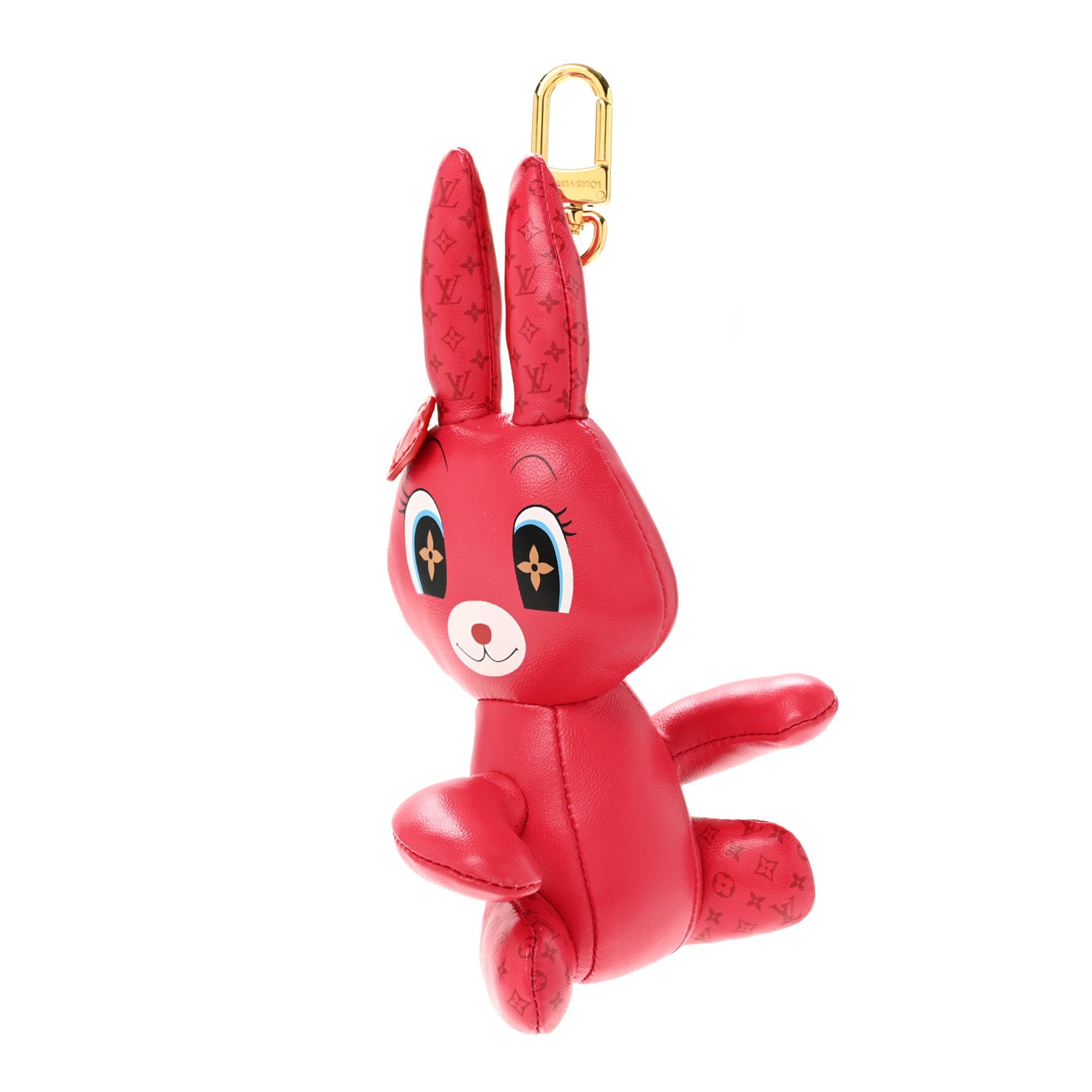 Animogram Rabbit Bag Charm Pink