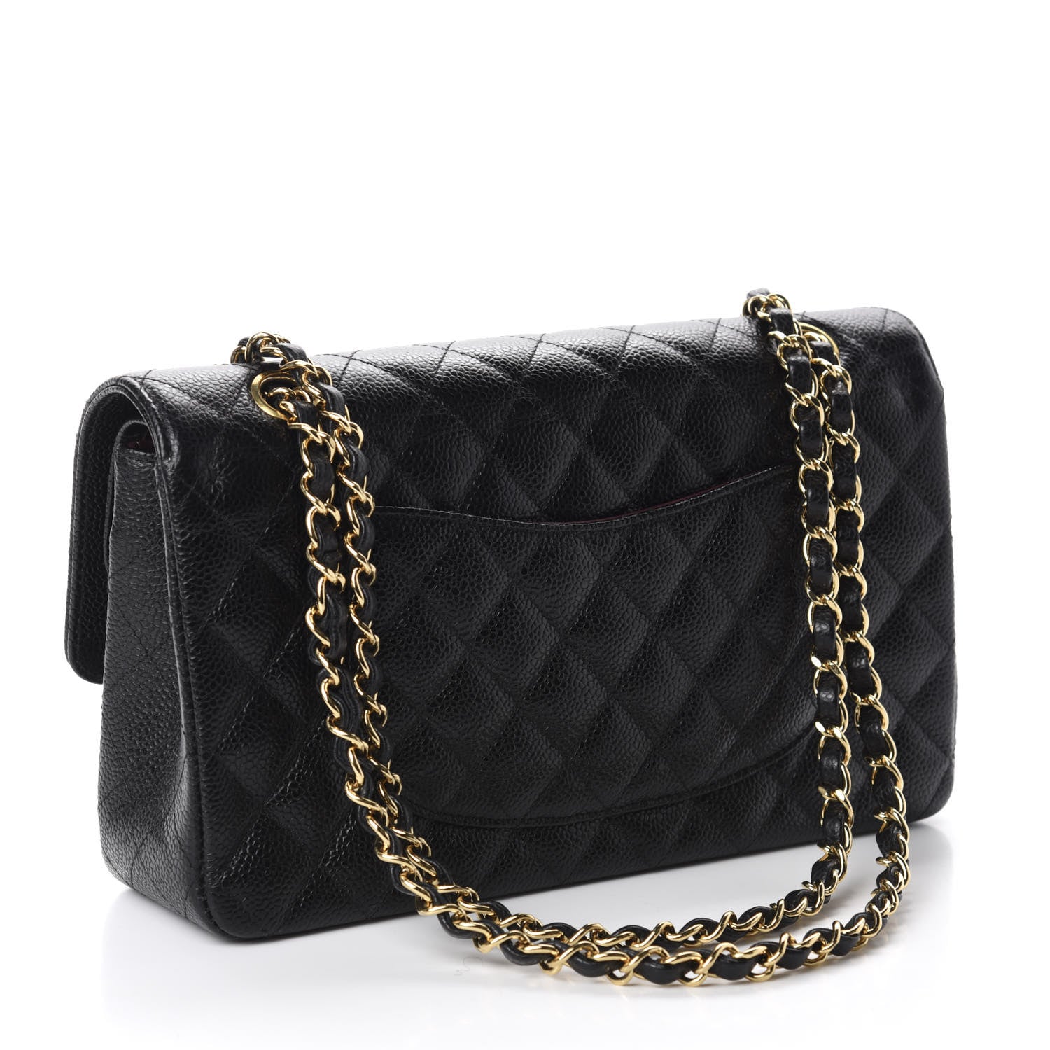Chanel Caviar Quilted Medium Double Flap Black 3 of 11