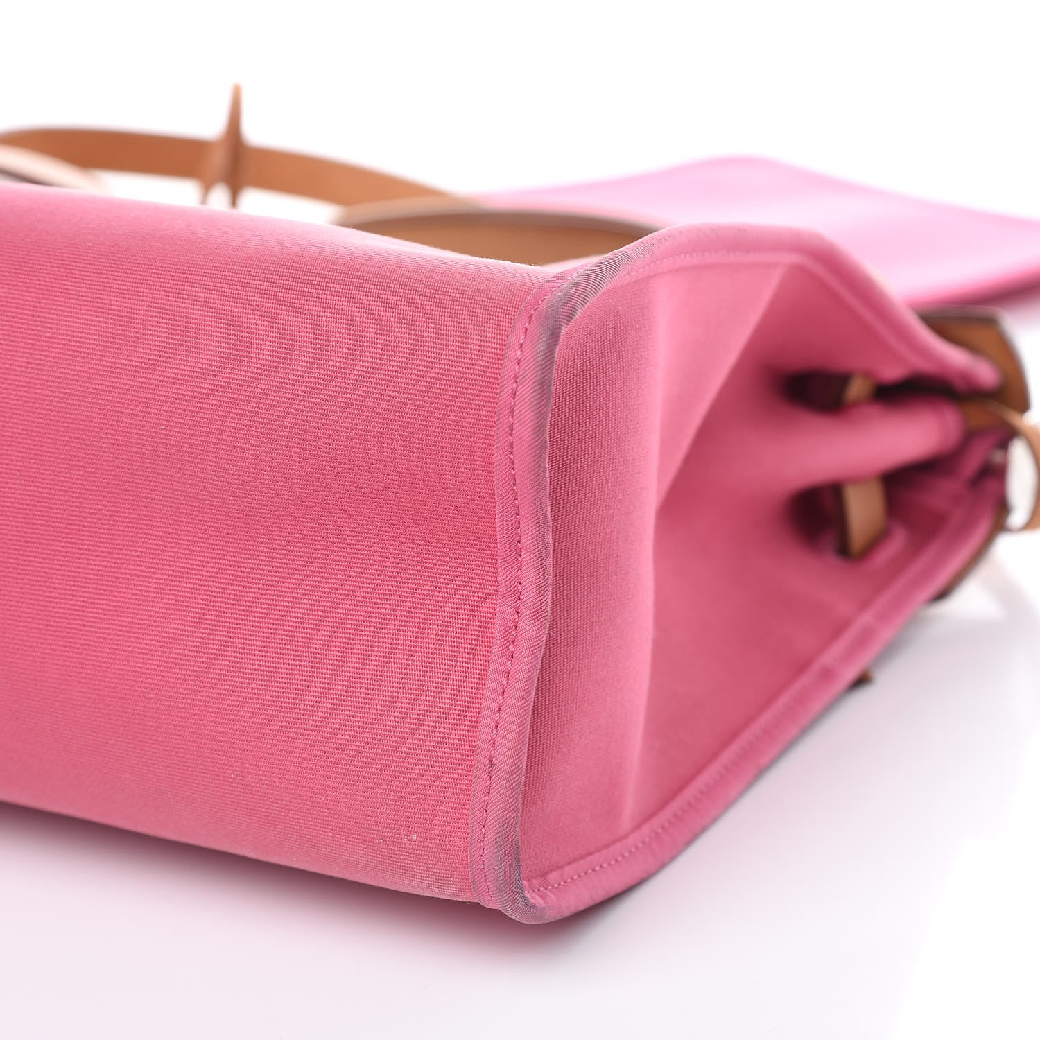 Hermes Vache Hunter Toile Herbag Zip 31 PM Rose Lipstick 18 of 18