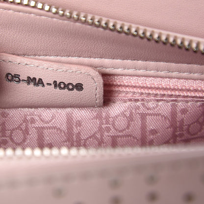 Christian Dior Calfskin Cannage Perforated East West Lady Dior Pink 7 of 11