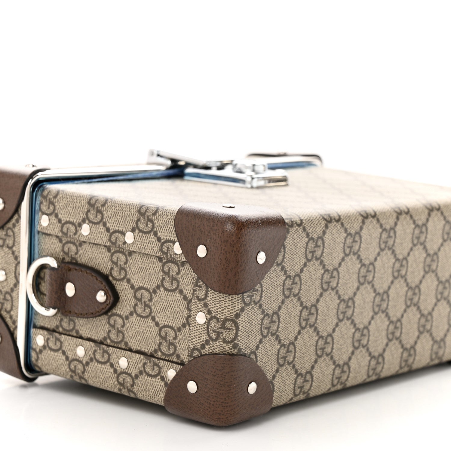 Gucci GG Supreme Monogram Globe-Trotter Beauty Case Brown 9 of 10