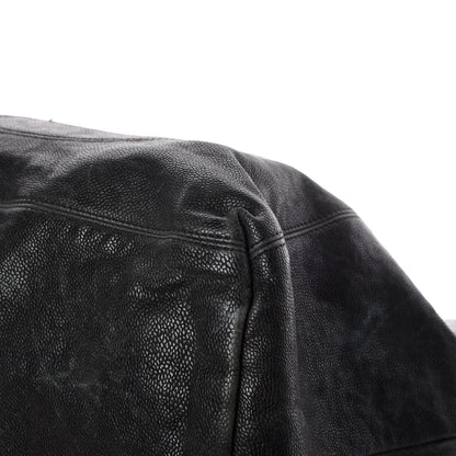 Chanel Distressed Caviar XL Coco Cabas Black 9 of 18