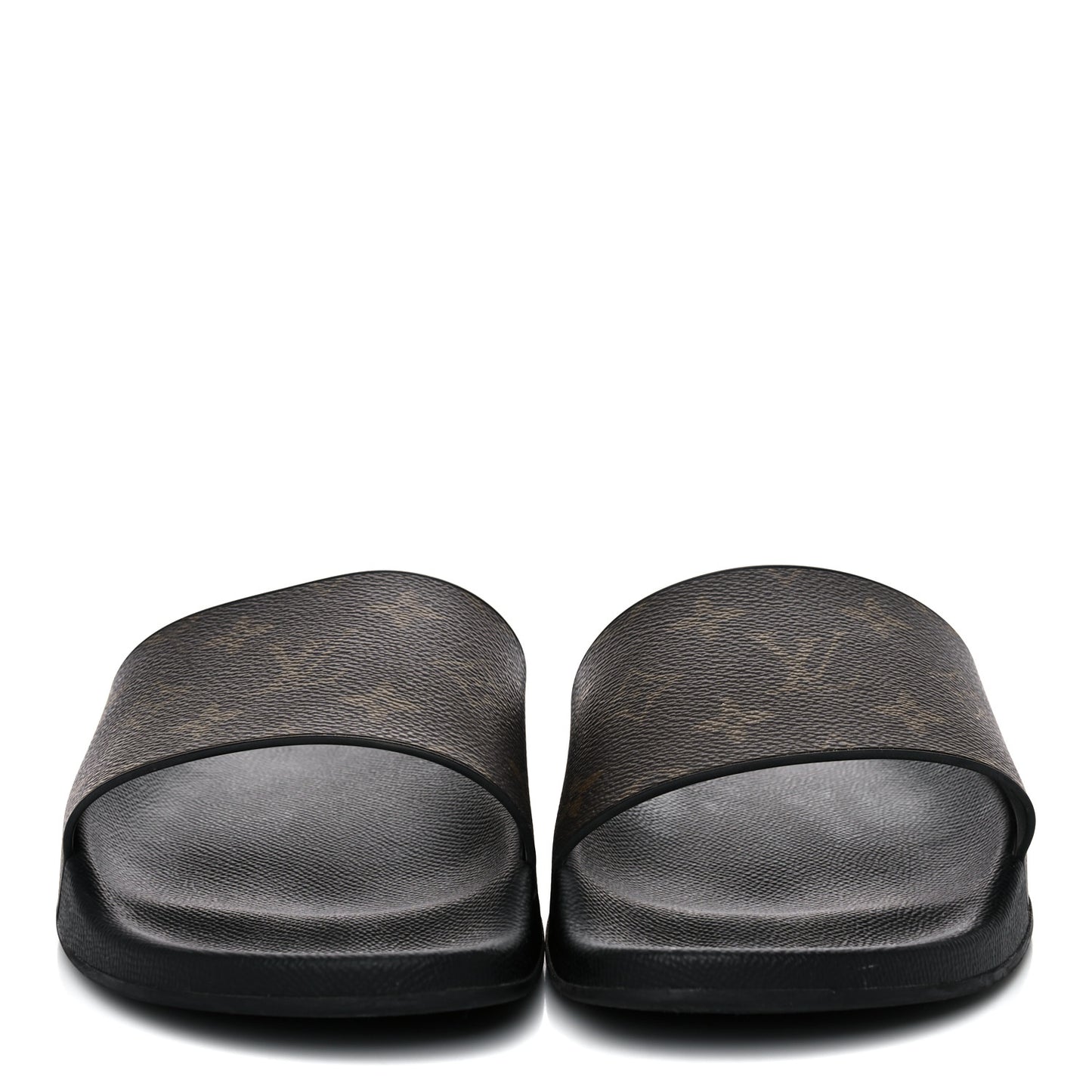 Rubber Monogram Mens Waterfront Mules 8.5 Macassar