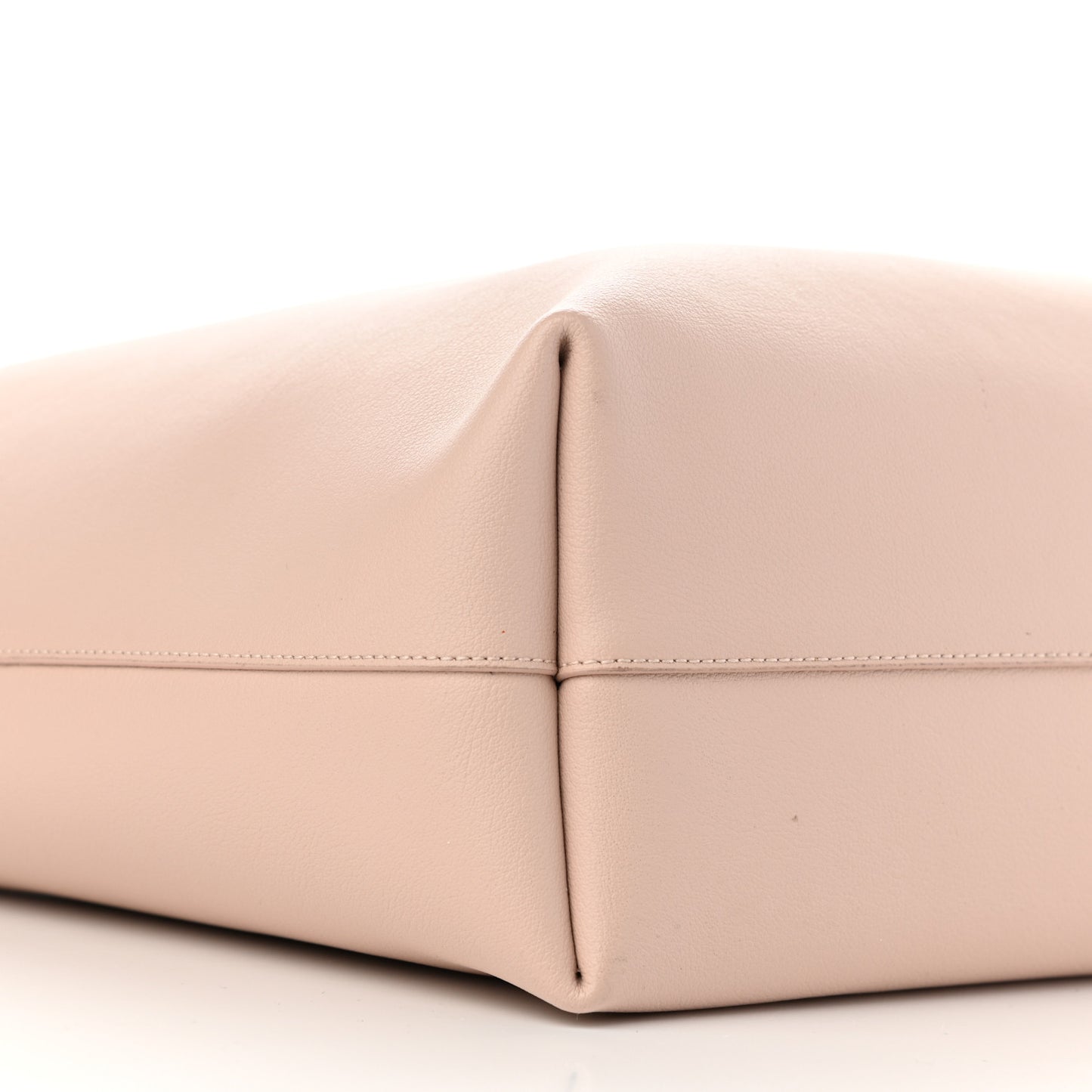 Calfskin Large Shopping Tote Pale Blush