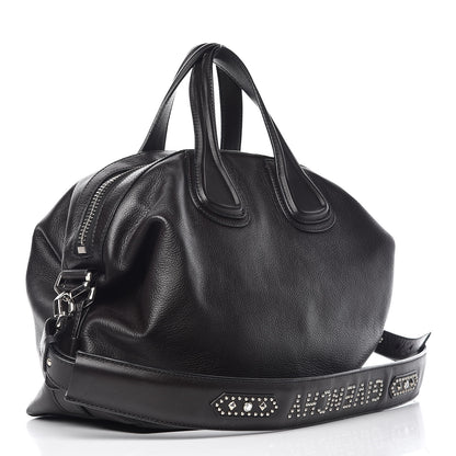 Givenchy Waxed Calfskin Studded Medium Nightingale Black 4 of 11