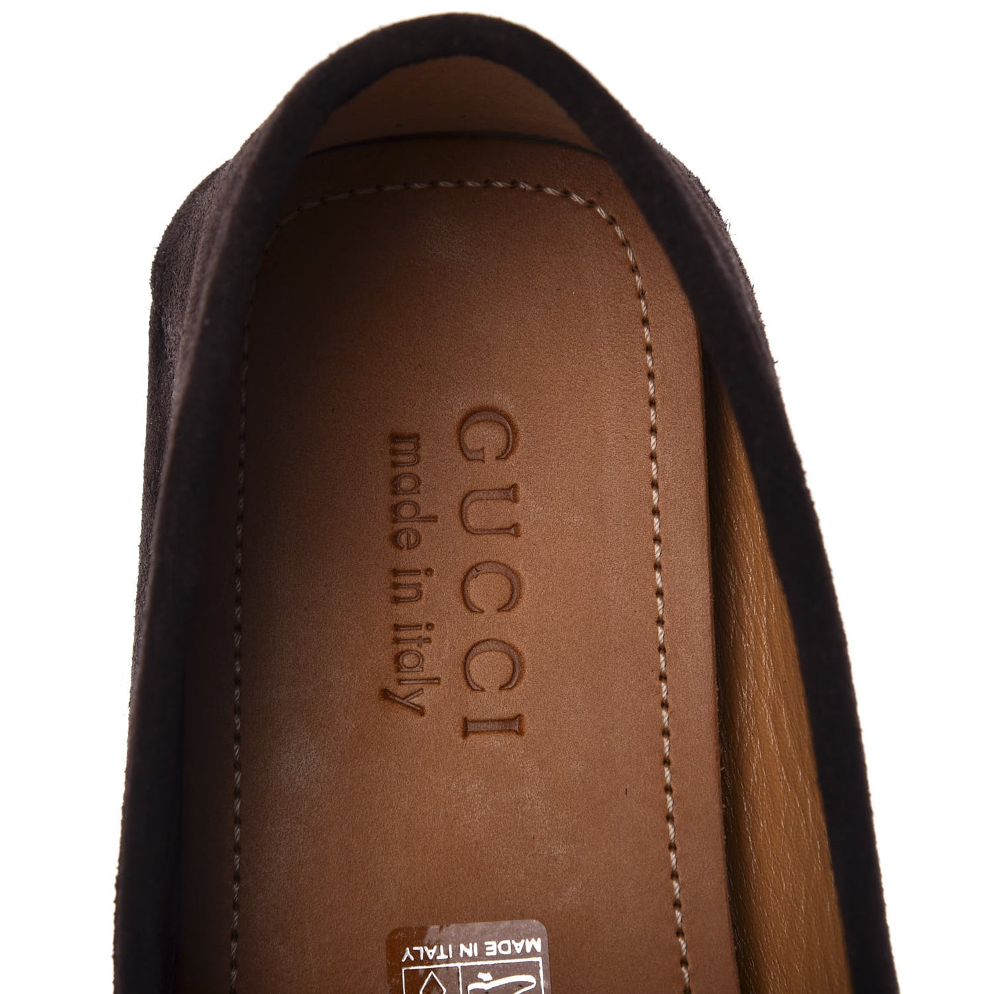 Suede Mens Driver Queen Loafers 7.5 Cocoa