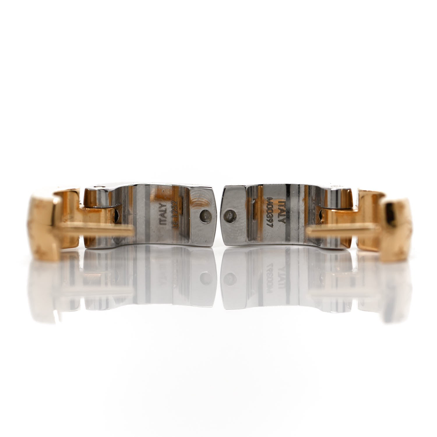 Louis Vuitton Nanogram Earrings Gold 4 of 4