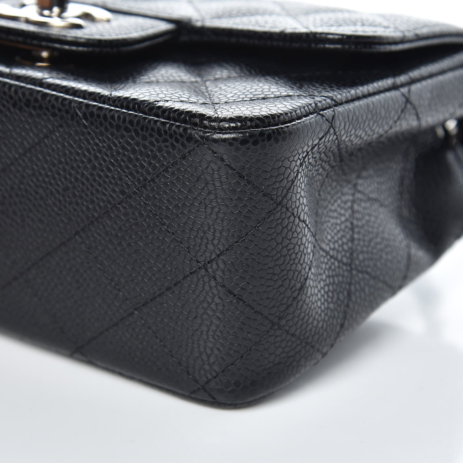Chanel Caviar Quilted Mini Square Flap Black 9 of 12