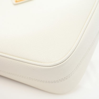 Prada Saffiano Re-Edition 2005 Shoulder Bag White 8 of 10