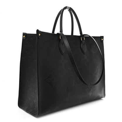 Louis Vuitton Empreinte Monogram Giant Onthego GM Black 3 of 10