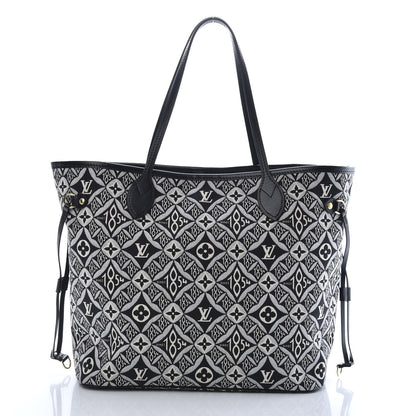 Louis Vuitton Jacquard Since 1854 Neverfull MM Grey 3 of 11