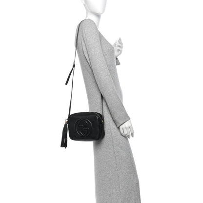 Gucci Pebbled Calfskin Small Soho Disco Bag Black 3 of 23