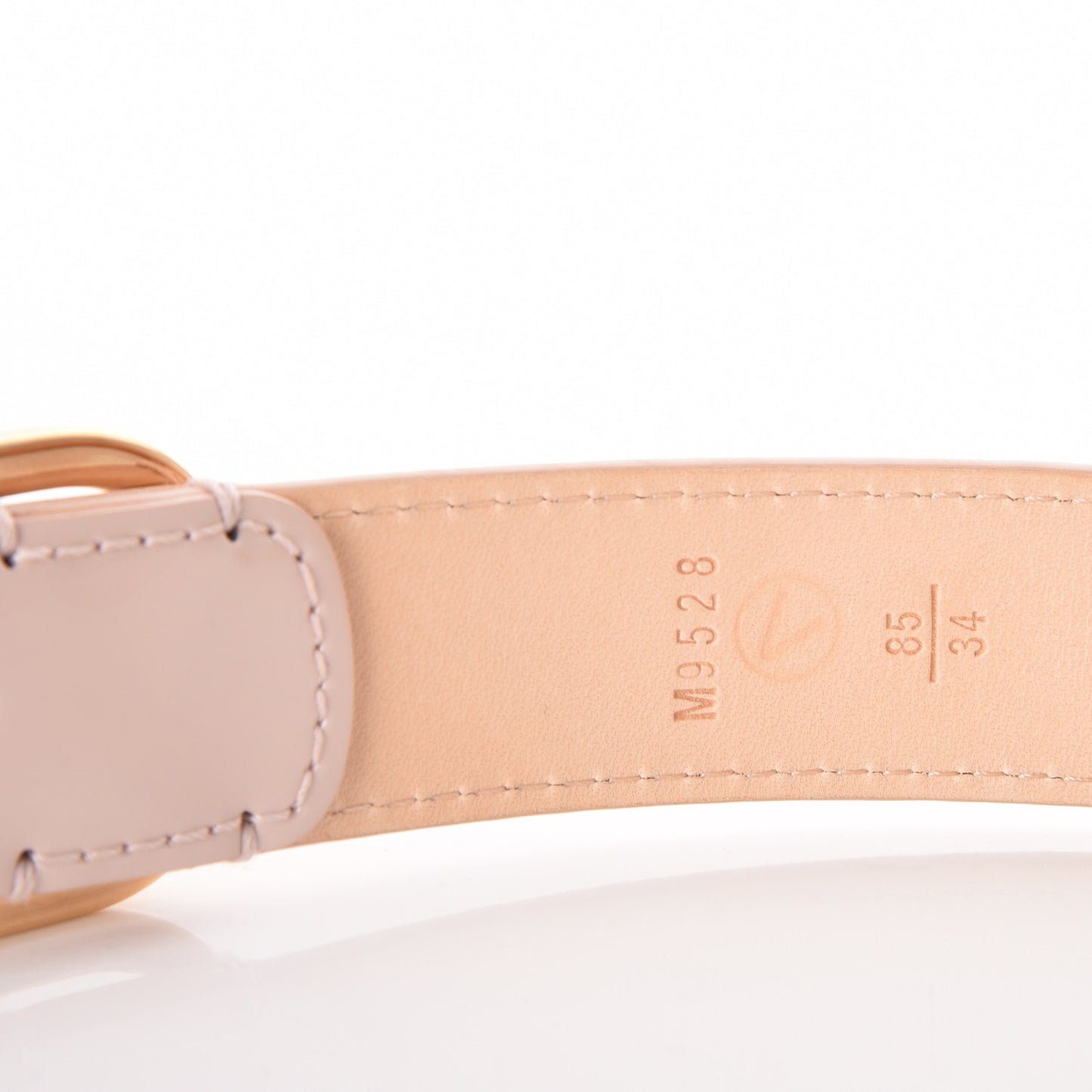 Vernis Mini 25mm Belt 85 34 Beige Poudre