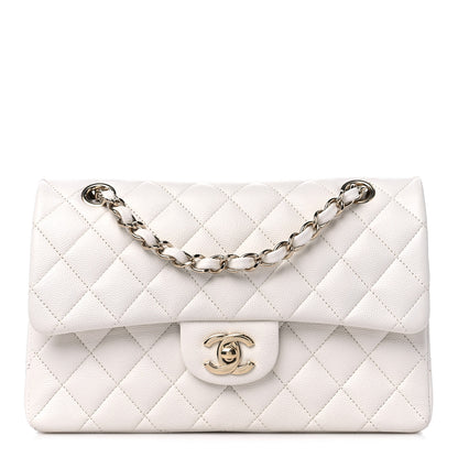 Chanel Caviar Quilted Small Double Flap White 1 of 10