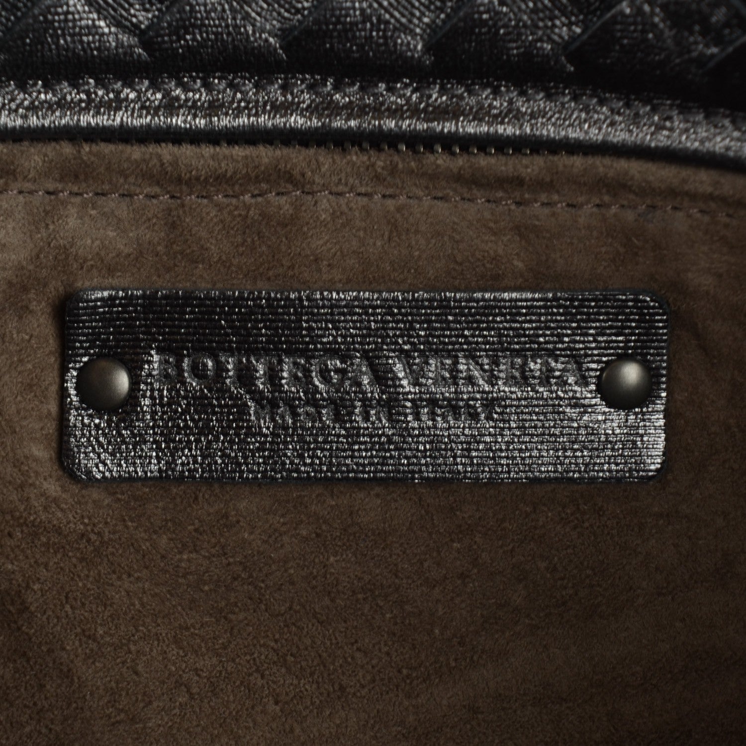 Bottega Veneta Grosgrain Intrecciato Large Seamless Tote Argento 6 of 8